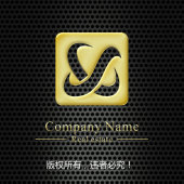 字母组合标志设计模板下载