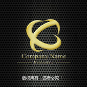 字母组合标志设计模板下载